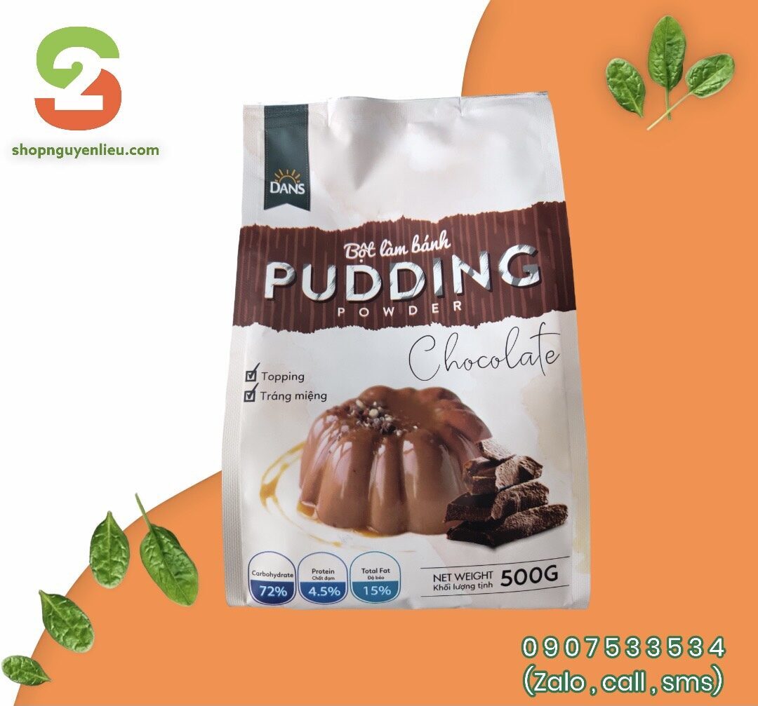 BỘT PUDDING DANS CHOCOLATE 500GR