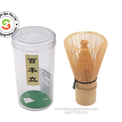 Chổi Đánh Bột Matcha Cao Cấp Cọ Tre ( Chổi Chasen chính hãng nhập Nhật )