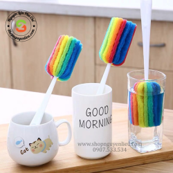 Chổi Cọ Rửa Ly 7 Màu